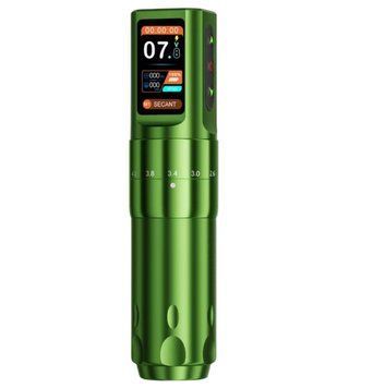 Беспроводная тату машинка Bronc v80 green