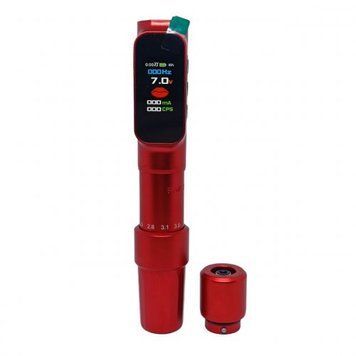 Бездротова машинка для тату та ПМ DEFENDERR FENIX S RED
