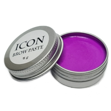 Паста для бровей фиолетовая Icon brow paste 15 гр