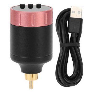 Бездротовий RCA блок живлення для тату машинки VGEBY чорно-мідний