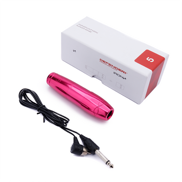 Машинка для татуажа и ПМ Defenderr IRON S Pink