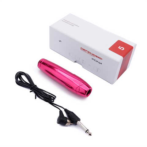 Машинка для татуажа и ПМ Defenderr IRON S Pink