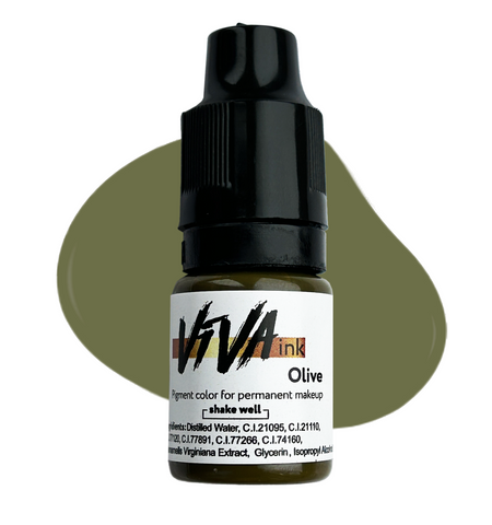 Пігмент для татуажу брів VIVA ink olive corrector 6 мл