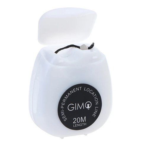 Нить для эскиза бровей GIMO черная 20м + 20 напальников
